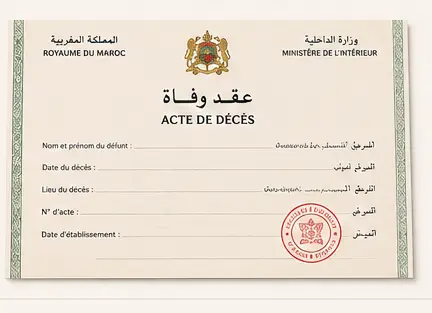 documents nécessaires pour un héritage au Maroc pour MRE