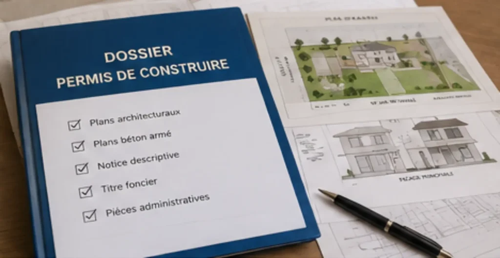 dépôt plans Maroc et dossier permis construire