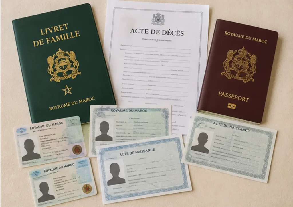 documents nécessaires pour succession Maroc MRE