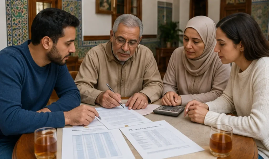 partage héritiers Maroc et calcul des parts successorales