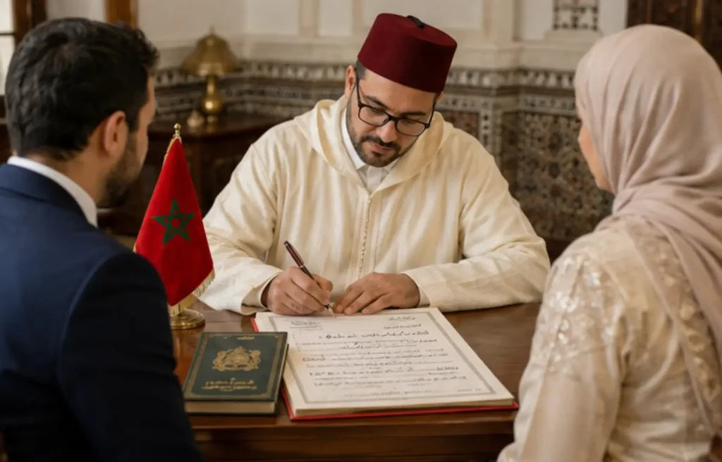 Acte de mariage adoulaire à l'étranger conforme