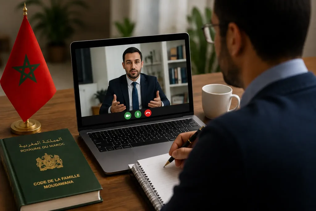 Comment consulter un avocat au Maroc depuis l’étranger : le guide pratique pour les MRE